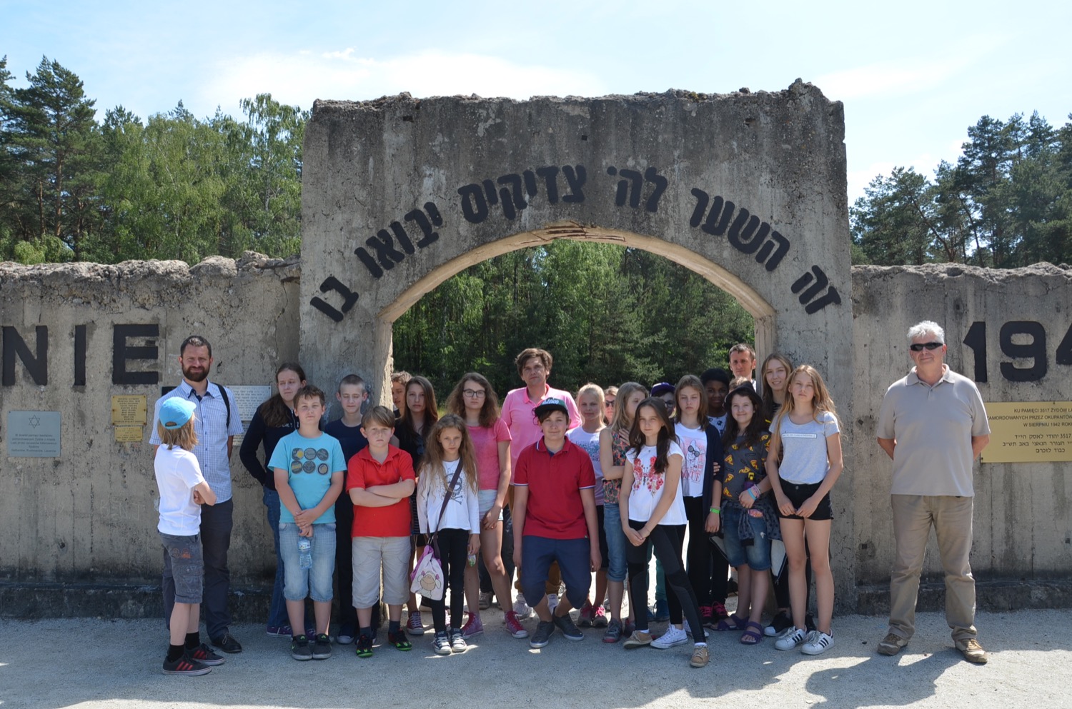 Wizyta uczniów ze szkoły żydowskiej Tikkun Olam we Wrocławiu