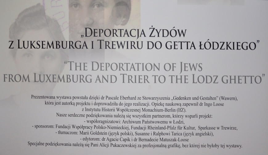 Wystawa „Deportacja Żydów...”