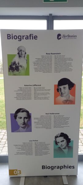Plansza zatytułowana Biografie