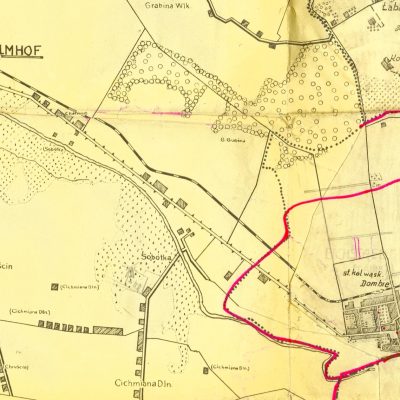 Czerwiec – mapa gminy Dąbie