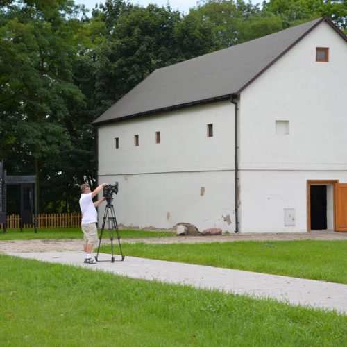 Ekipa czeskiej telewizji w Muzeum 2