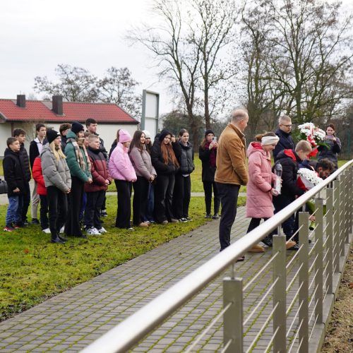 Upamiętnienie pierwszych ofiar obozu zagłady Kulmhof 4