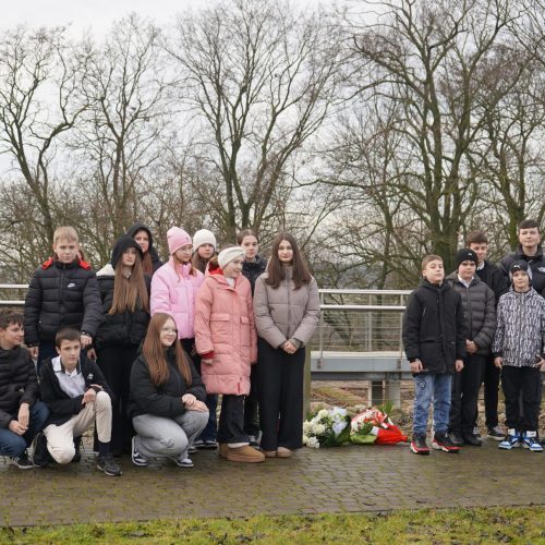 Upamiętnienie pierwszych ofiar obozu zagłady Kulmhof 7